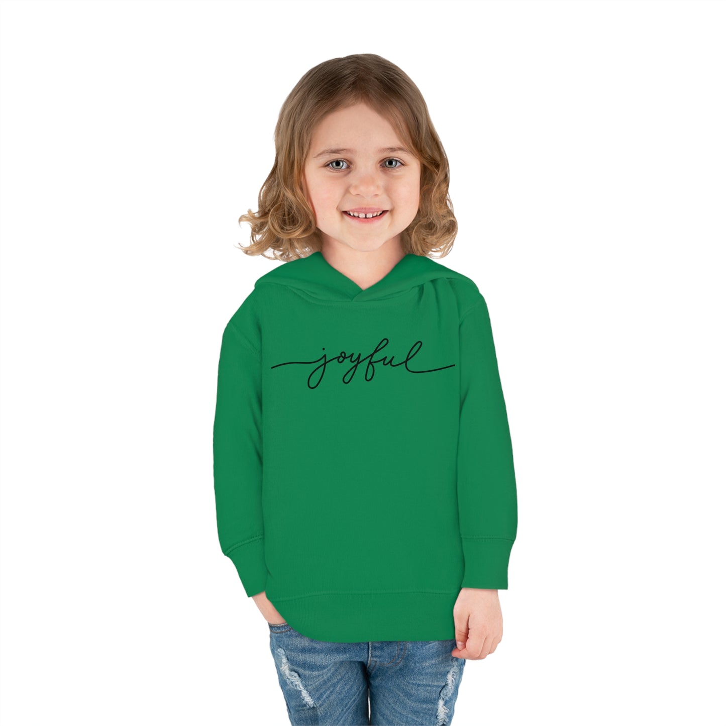 Joyful Christmas 2024 Limited Edition Toddler Fleece Hoodie - Soft Pullover for All the Warm Moments