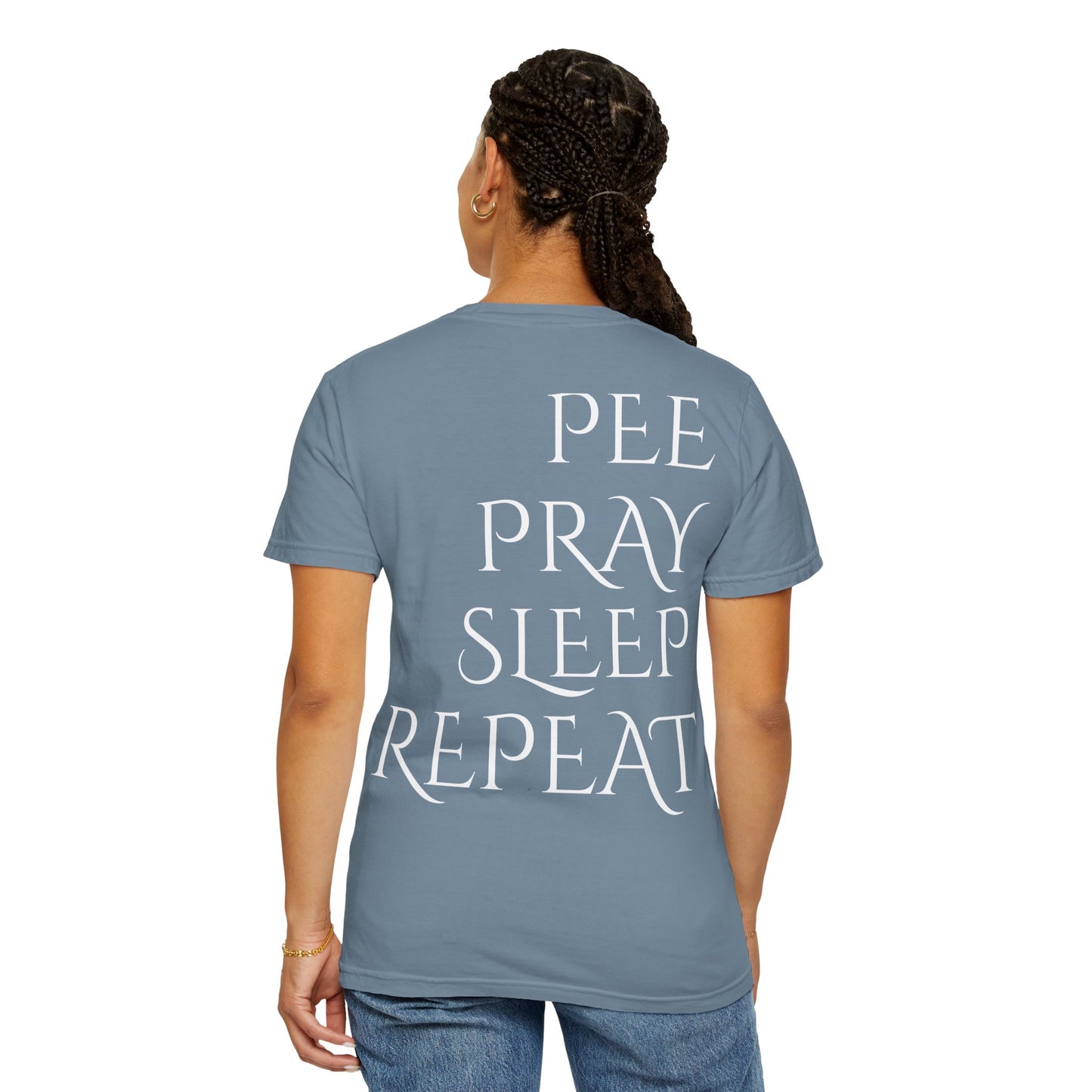 Mom Nights Be Like. . . Pee Pray Sleep Repeat T-shirt for Moms
